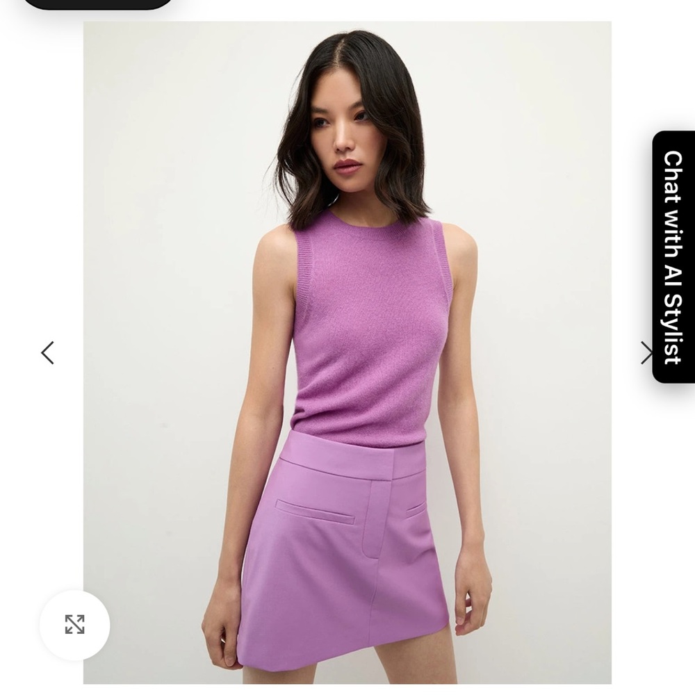 Veronica Beard Lavender mini skirt - size 6